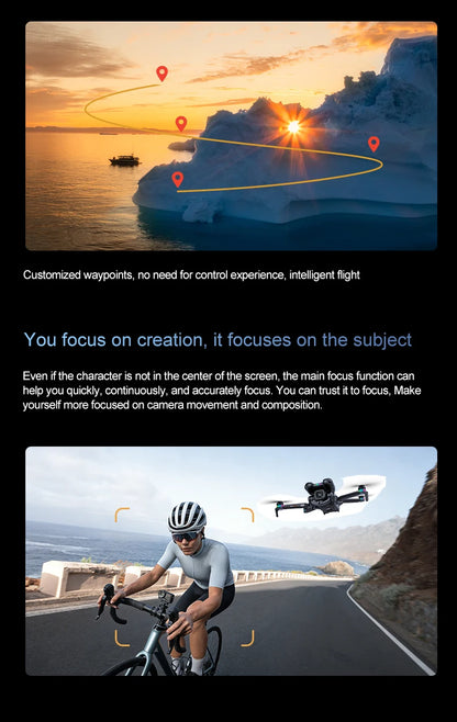 K900 Max GPS Drone 4.5-inch Screen Dual HD Camera,Obstacle Avoidance Professional Brushless Foldable FPV Quadcopter Airdrop Dron