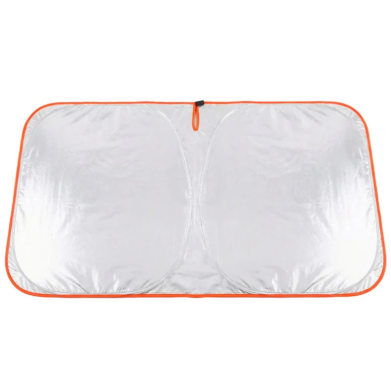 New Car Windshield Sun Shade Cover Front Window Sun Visor Protection Foldable Car Curtains for Summer Cooling UV Refletive