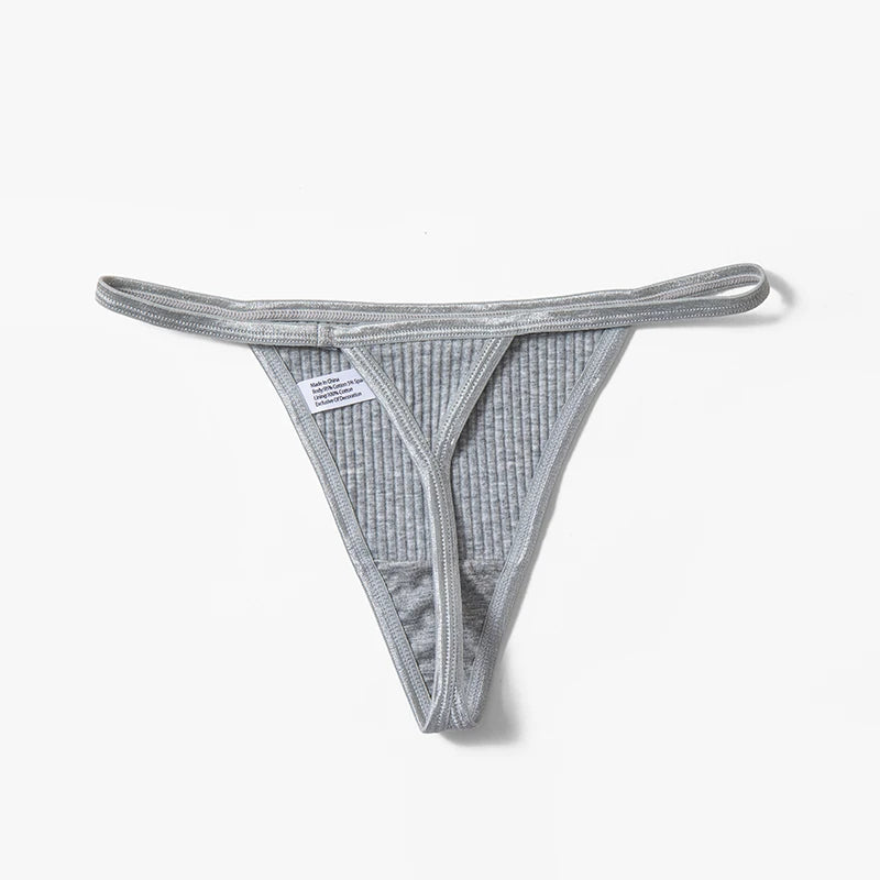 Sports Cotton  Sexy Women's Panties Simple Thongs Lingerie Briefs Female Underwear G-Strings Hot T-Back Breathable Underpants