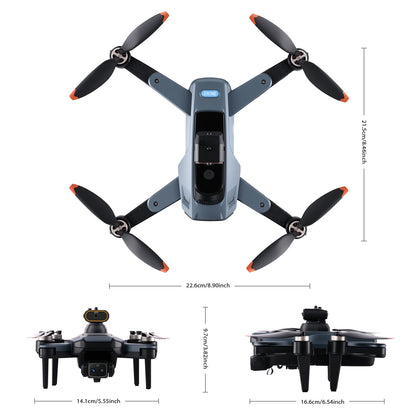 Podofo 4K Drone Dual Camera  Mini Helicopter Quadcopter Toy Obstacle Avoidance Foldable RC Drone Headless Mode Mini Drones Toy With Remote Control