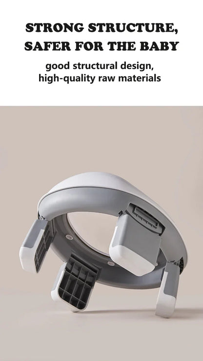 New 3-in-1 Travel Potty Portable Kids Potty Folding Safe Silicone Baby Potty Training Seat  Family Outdoor Kids Toilet Seat