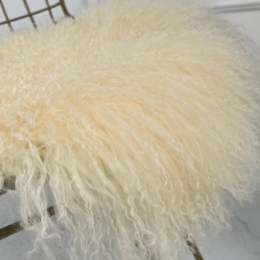 Collarless Tibetan Lamb Fur Coat Genuine Sheep Wool Jacket Natural Sheepskin Coat Luxury New Arrivals Women's Clothing