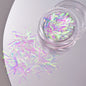 11pcs Aurora Glass Nail Foil Sticker Ice Cube Broken Glass Paper Iridescent Nail Film Decals Chameleon Reflective Nail Stickers