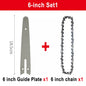 1/4 chainsaw chain guide 4/6/8/10 inch portable electric saw mini chainsaw logging saw blade Pruning chain saw chain accessories