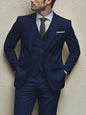 Men's 3pcs Suit Set, Jacket + Vest + Pants, Fashionable High-Quality, Suitable for Weddings, Parties and Formal Occasions