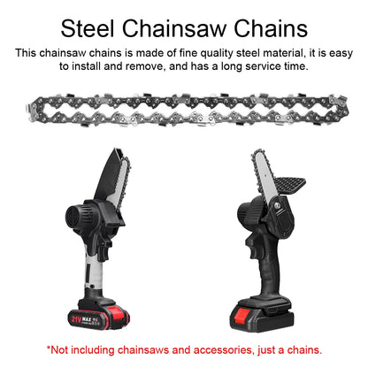6 Inch  Steel Chainsaw Chains Electric Chainsaws Accessory Practical Chains Replacement Chains Replacement