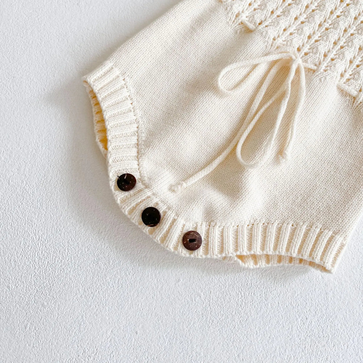 2025 Spring Baby Clothes Girls Romper Autumn Long Sleeve Baby Girl Knit Hollow Out Rompers Baby Jumpsuit Baby Clothes
