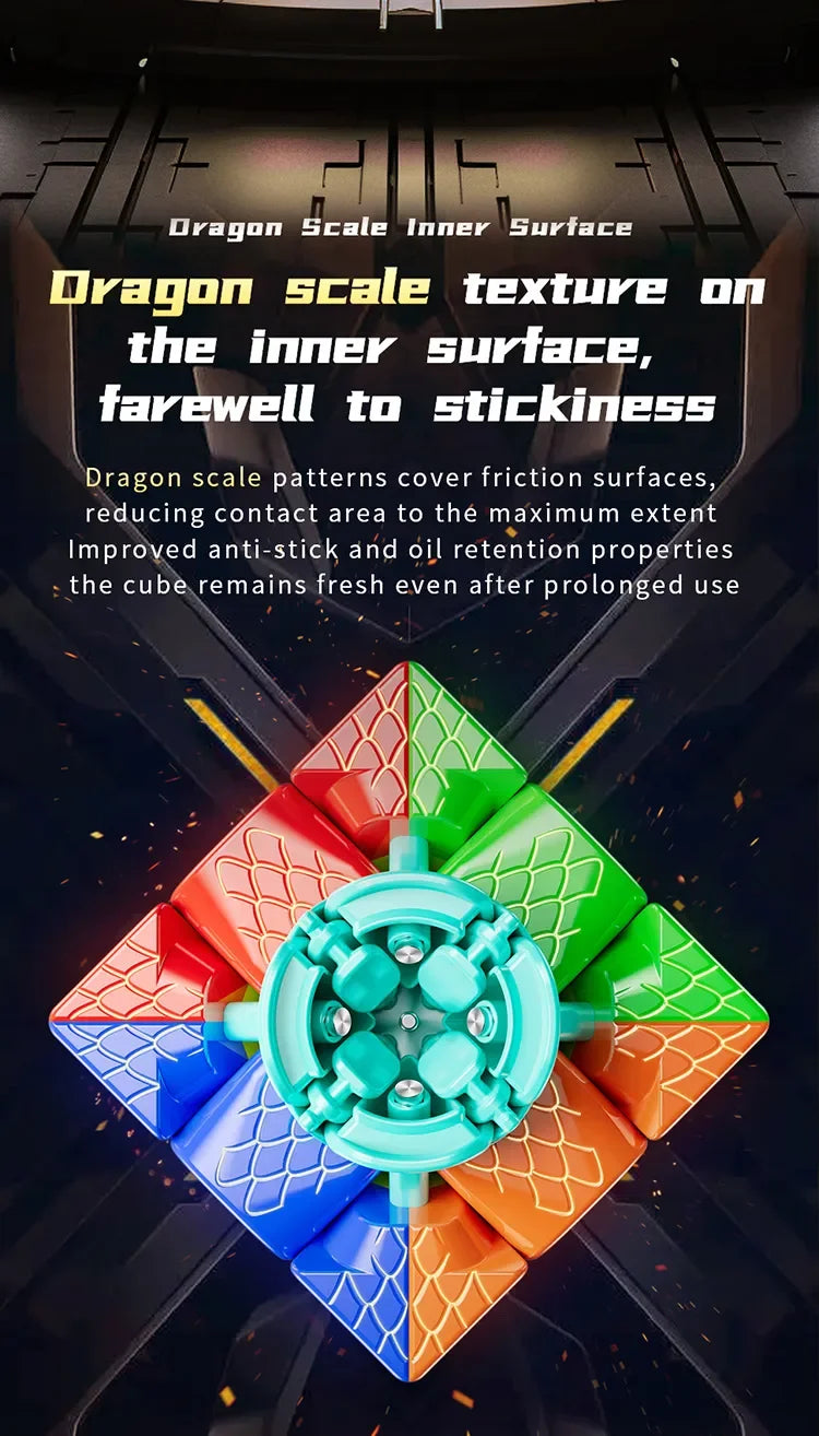 [SaoCube] MoYu RS3M V5 3X3 Magnetic Magic Speed Cube Stickerless Professional Fidget Toys SaoCube RS3 M V5 Cubo Magico Puzzle