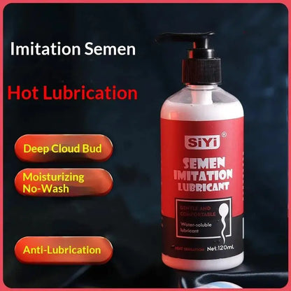 HOT！120ml Semen Lubricant Water Based Sex Lube For Couples Women Vagina Anal Lubrication Gel Men Gay Sexual Intimate Toys Oil