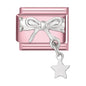 Pink Color Y2K Butterfly Star Bow Rabbit Heart Pendant Italian Charm Links Fit 9mm Stainless Steel Bracelet DIY Making Gifts