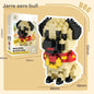 DIY Creative Micro Building Blocks Set  Dogs  Cartoon Character Models DIY Educational Toys For Children Birthday Gift