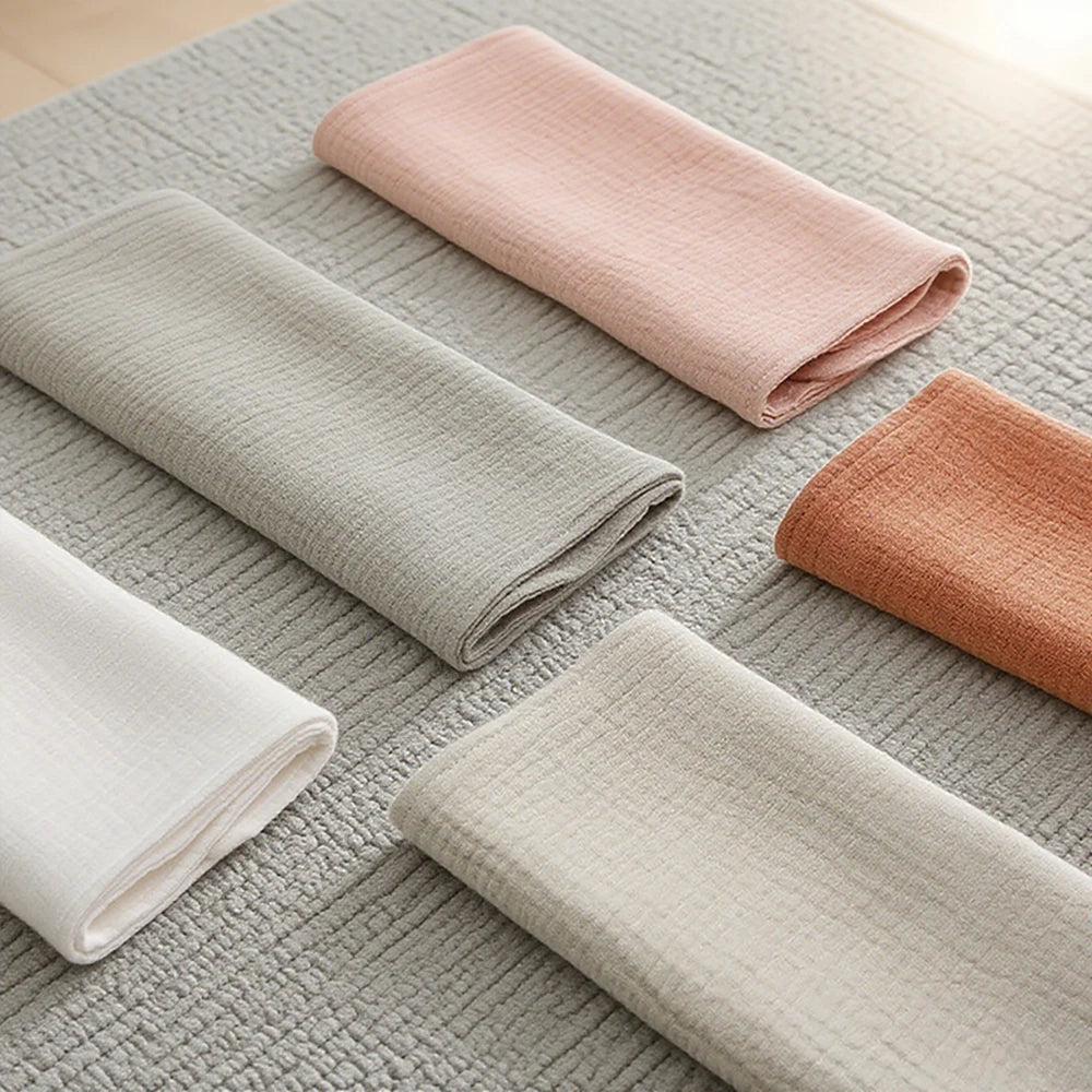 Double Gauze Cotton Muslin Fabric by the Meter for DIY Craft & Sewing Material Like Dress Towel Cheesecloth Table Runner Fabrics