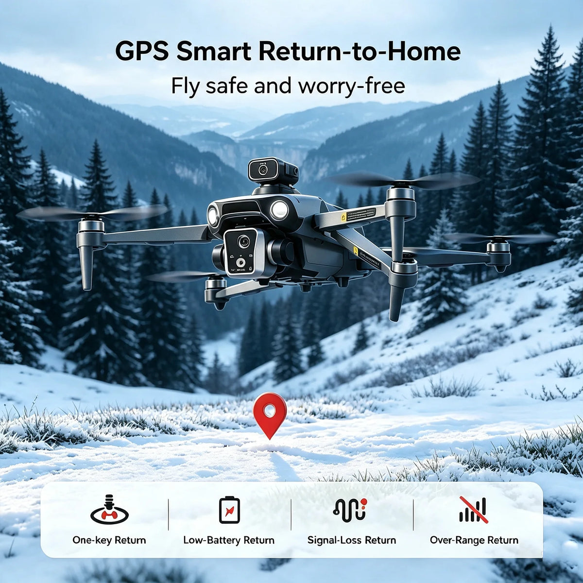 K19 MAX GPS Drone Professional 4K HD Dual Cameras UAV 360° Obstacle Avoidance Brushless Dron With Airdrop Function RC Quadcopter