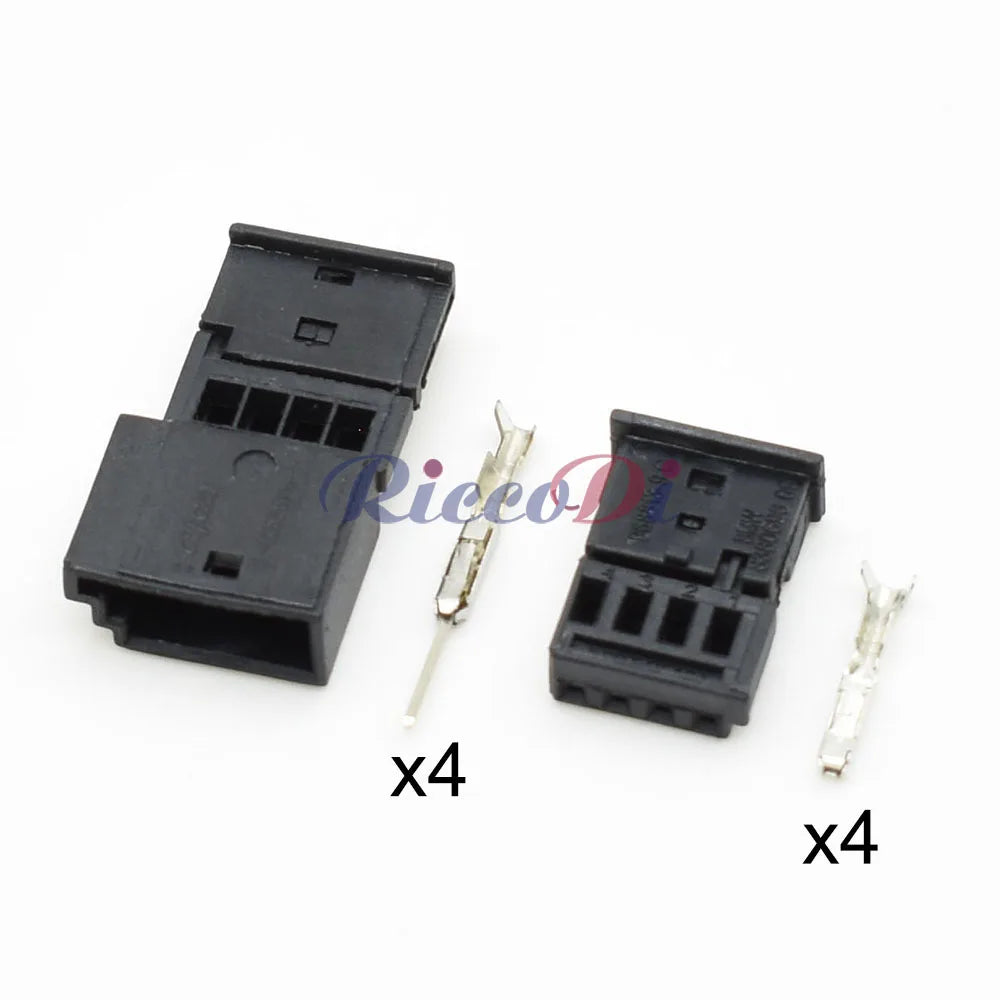 1 Set 4 Pin Automotive Connector Car Ambient Light Door Light Wire Harness Plug 968813-9 838069609 0-1452576-1 968813-1