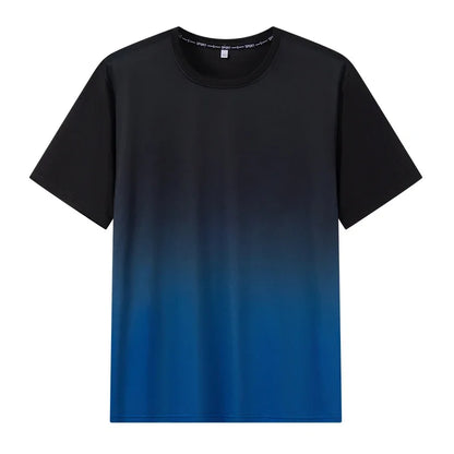 1pc/2pcs Summer Men's Quick Dry T-shirt Shorts Plus Size Short-sleeve Tee Sport Set Casual Shirt Elastic Waist Pant Male Clothes