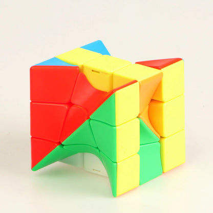 3x3x3 twisted, stress reducing, brain strengthening, puzzle solving, professional smooth speed, children's toy gift