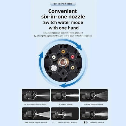 High Pressure Washer Car Water Gun  Home Garden Cleaning Washing Machine Gun 6-1 Battery Washer
