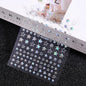 3D Laser Silver/Rose Gold Hollow Cross Star Nail Art Stickers Design Self-Adhesive Hollow Cross Star Nail/Body Art Decor Sticker