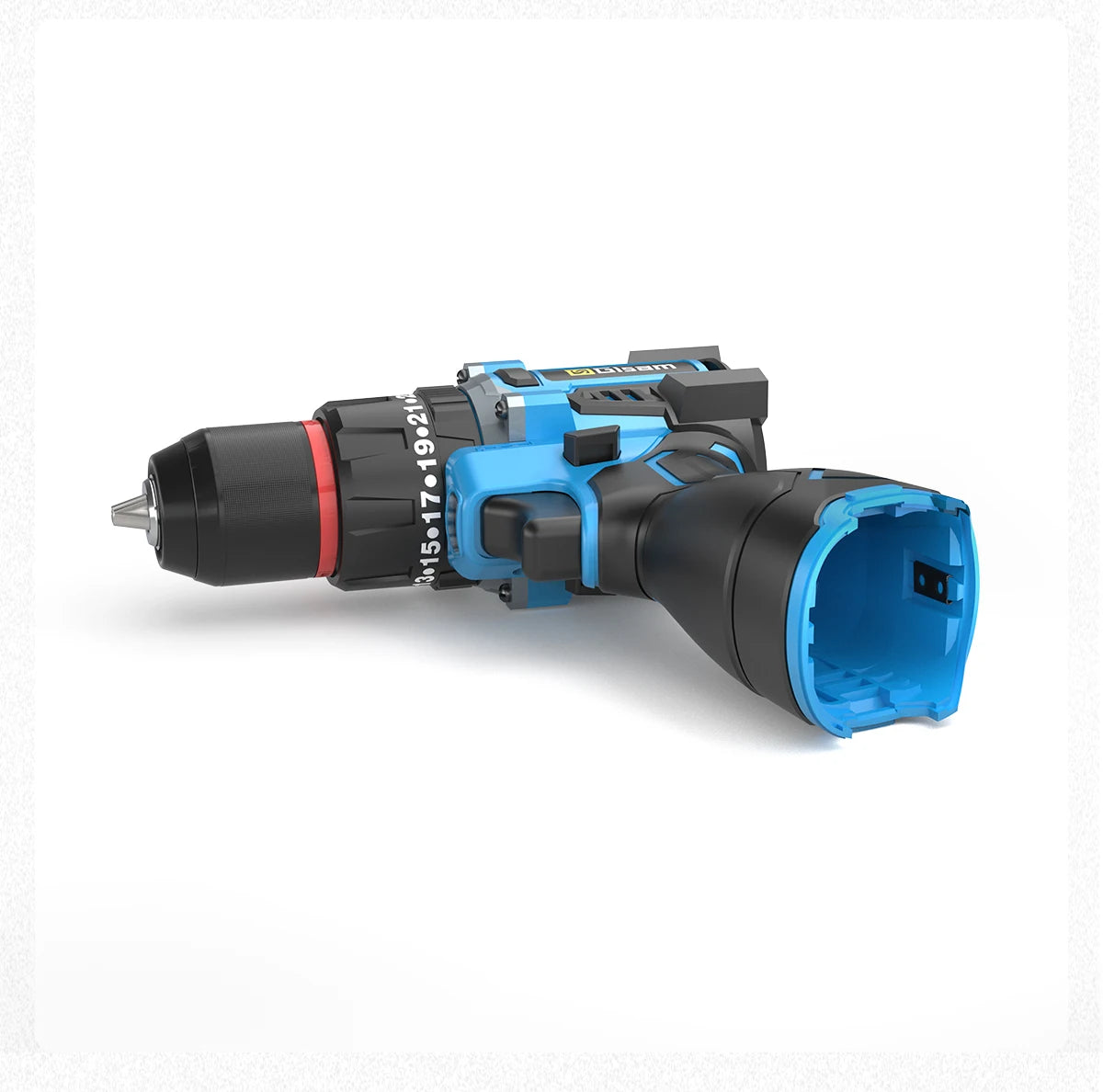 Gisam 95NM Brushless Electric Impact Drill 25+3 Torque 3 in 1 Cordless Electric Screwdriver Portable Power Tools For Home Woodwo