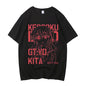 Unisex Anime Cos BOCCHI THE ROCK Hitori Gotoh Ljichi Nijika Cotton Casual Short Sleeve Tees High Quality Streetwear