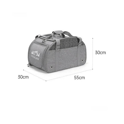 Lightweight and Foldable  Stroller Pet Bag Dog Stroller Dog Scooter Dog Trolley with Storage Basket Stroller for Animals