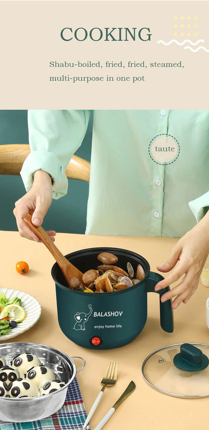 Mini Electric Rice Cooker Non-stick Cooking Machine Single/Double Layer Hot Pot Multifunction Electric Rice Cooker for Home