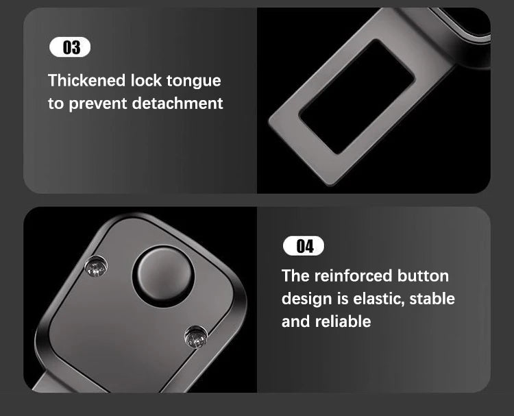 Car Vehicle Seat Belt Buckle Seatbelt Lock Buckle Plug Seat Belt Extender For BYD Atto 3 Song Qin Han Tang F3 Dmi Yuan Song Plus