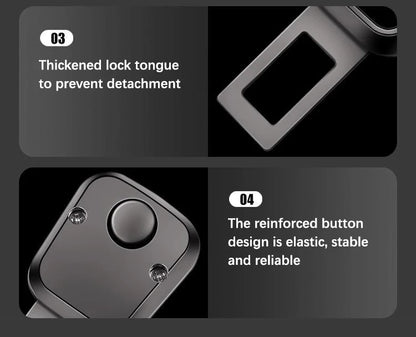 Car Vehicle Seat Belt Buckle Seatbelt Lock Buckle Plug Seat Belt Extender For BYD Atto 3 Song Qin Han Tang F3 Dmi Yuan Song Plus