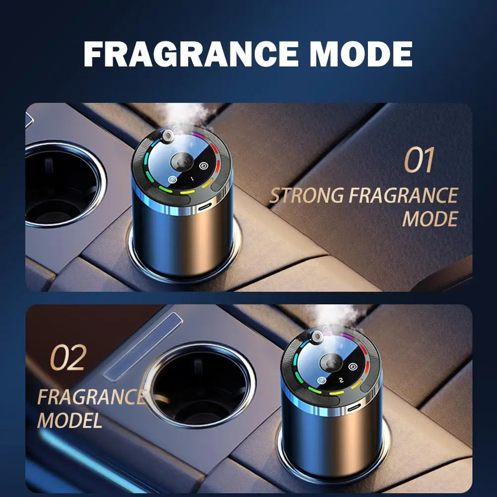 Smart Car Air Freshener Adjustable Car Smell Air Freshener Automatic Car Scent Starry Sky Ceiling Ambient Light Car Accessories