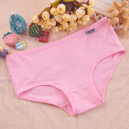 7Pcs/Lot Plus Size Underwear Women's Panties Cotton Girl Brief Sexy Lingeries Shorts Underpant Solid Panty Female Intimate M-4XL