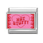 Y2K Red Pink Heart Dog Cat Flowers Italian Charm Link Fit 9mm Stainless Steel Jewelry DIY Making Bracelets For Gifts