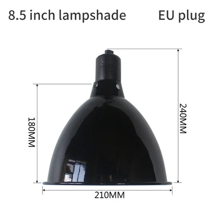 Reptile 5.5/8.5/10 Inch Deep Dome Lampshade Pet Snakes Lizards Geckos Terrariums Anti-scald Protective Shade Light Fixture