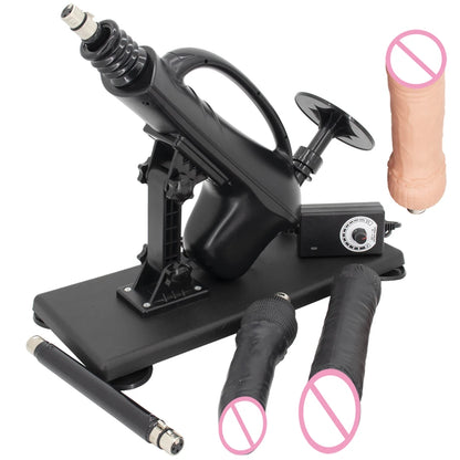 FREDORCH Upgraded Sex Machine for Women with Dildos Automatic Masturbation Machine Pump Gun Love Machine Couple Sex Toys