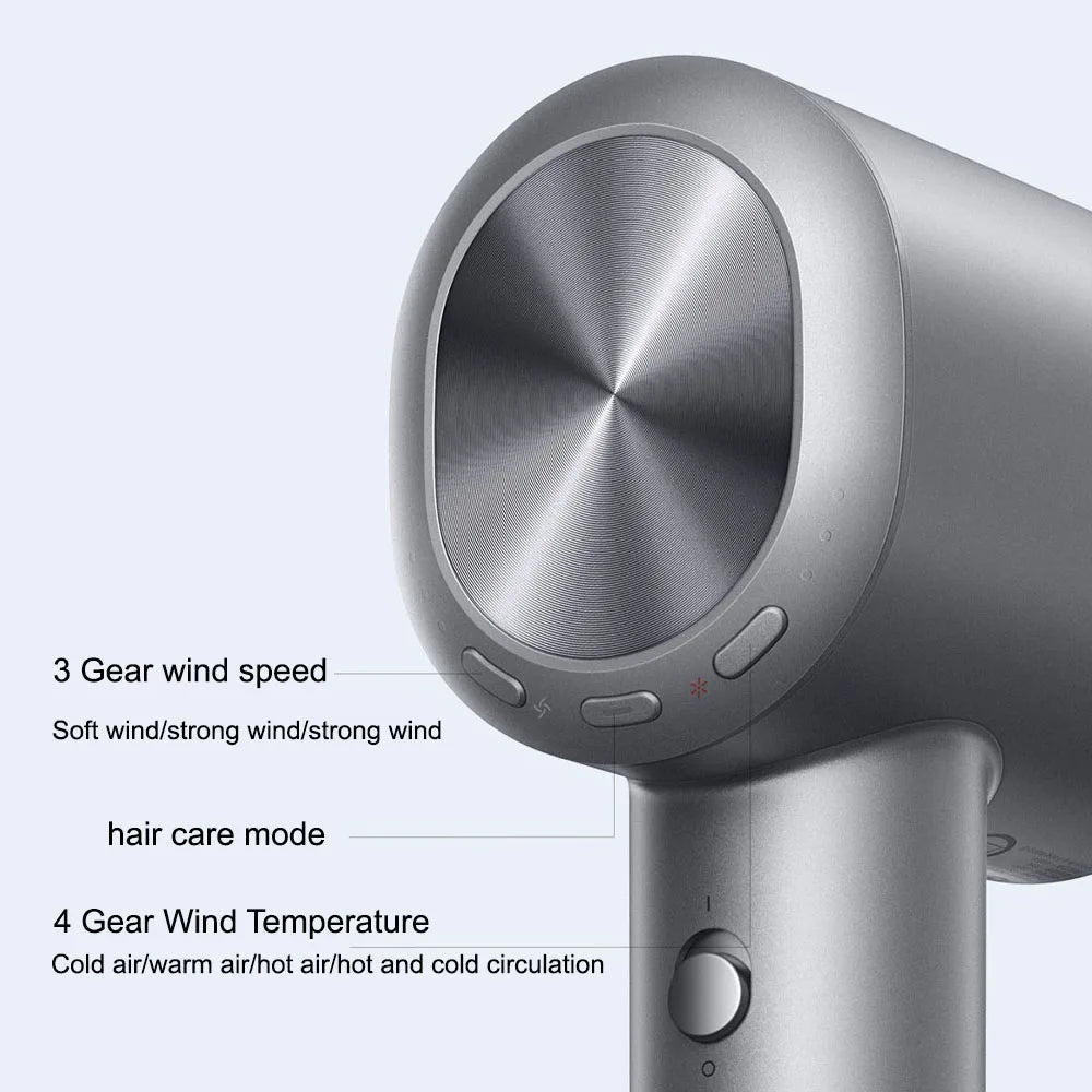 MIJIA High Speed Hair Dryer H701 Water Ion 65m/s Wind Speed 220V Professional Hair Care Quick Drye Negative lon HairDryer