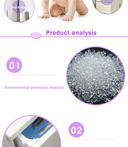 Magnetic Child Safety Lock Limiter Children Protection Baby Safety Lock Invisible Lock Kids Security Drawer Latch Cabinet Door