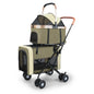 2026 New Multi Layer Pet Cart for Cats Dogs, Large Space Detachable Pet Carriers and Travel Gear