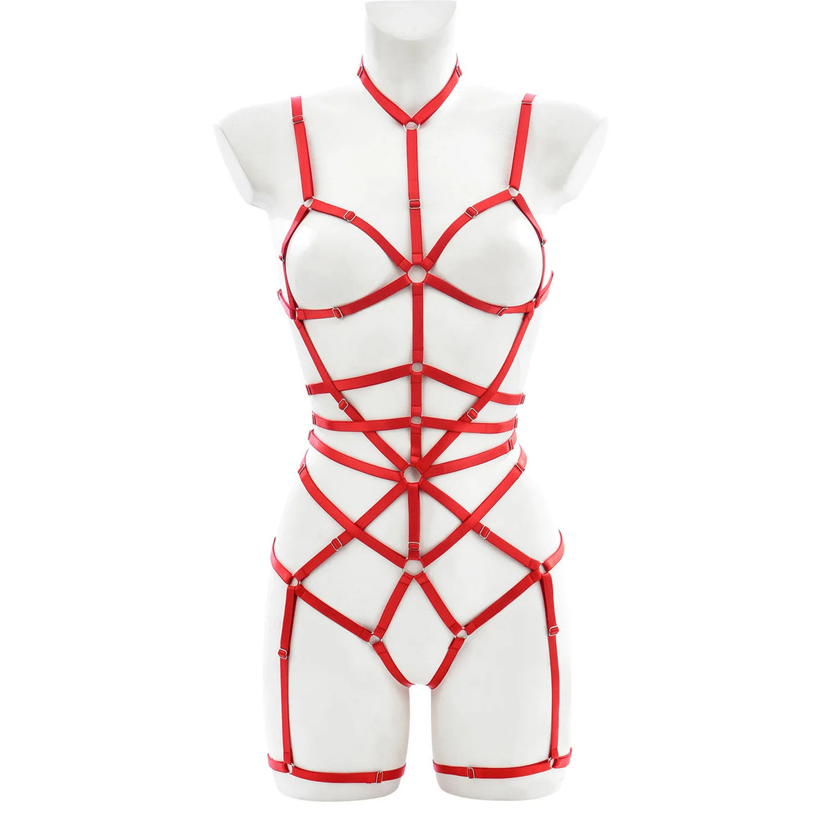 Fun Elastic Binding Strap Set Without Underwear Adjustable Sex Party Props Bdsm Couple Sex