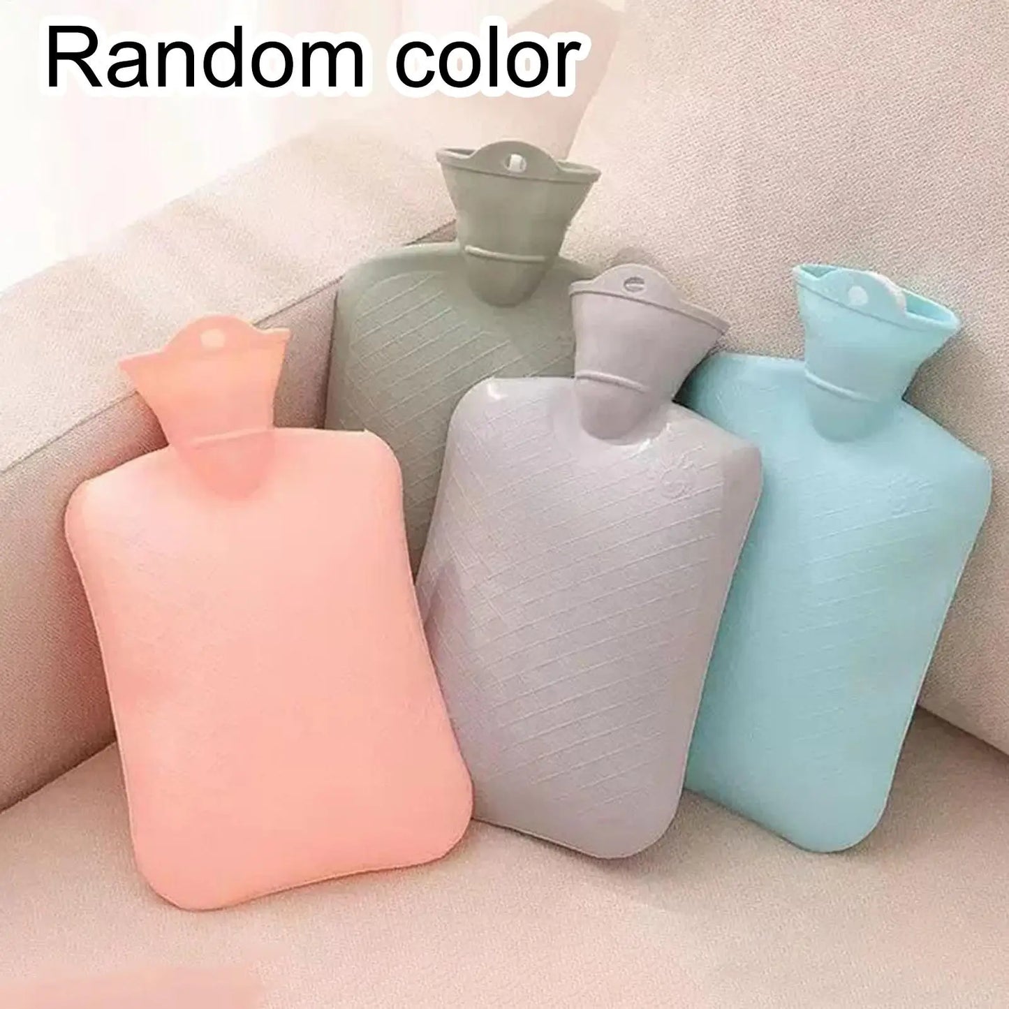 2025 Capybara Shape Hot Water Bottle 1000ml Capacity Long-Lasting Heat Retention For Neck Back Shoulder, Home Travel Camping Use