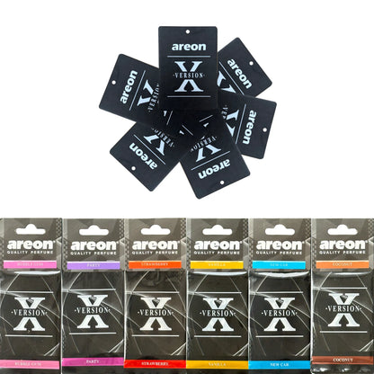 Our High-Quality [Shape X] car air fresheners, which can be used as decorations for car rearview mirrors, are available in sets