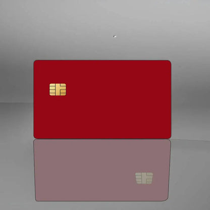 Solid Color 1 Set Of 4 Pcs Matte Film Cover Skin Sticker For Credit Card Bank Debit Bus Card