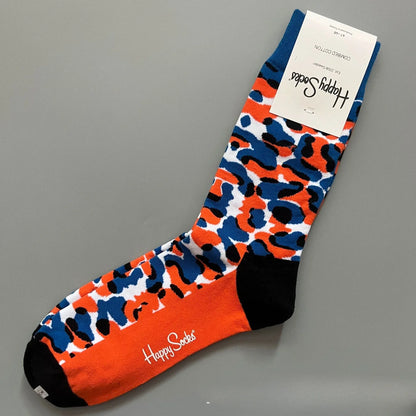 Cotton Happy Socks Men's Classic Crew Sock Shoe Size 10 - 13 Soft
