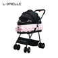 LDAIELLE High-end  Pet cart Small and light foldable Yorkshire outdoor travel