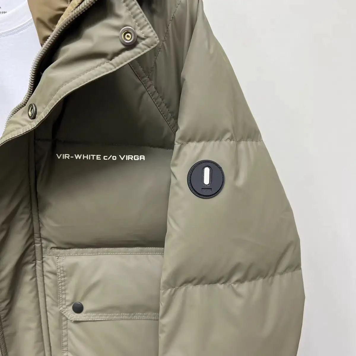 Men's Winter Down Jacket Windproof Thickened Warm Non Washable Hooded White Duck Short Down Coats Trendy Down Puffer Jackets