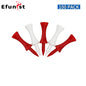 Plastic Golf Tee Pack 50/100 Pcs Step Down Golf Tees Colorful For All Over Sized Driver Irons Hybrids Longer Distance Drop Ship