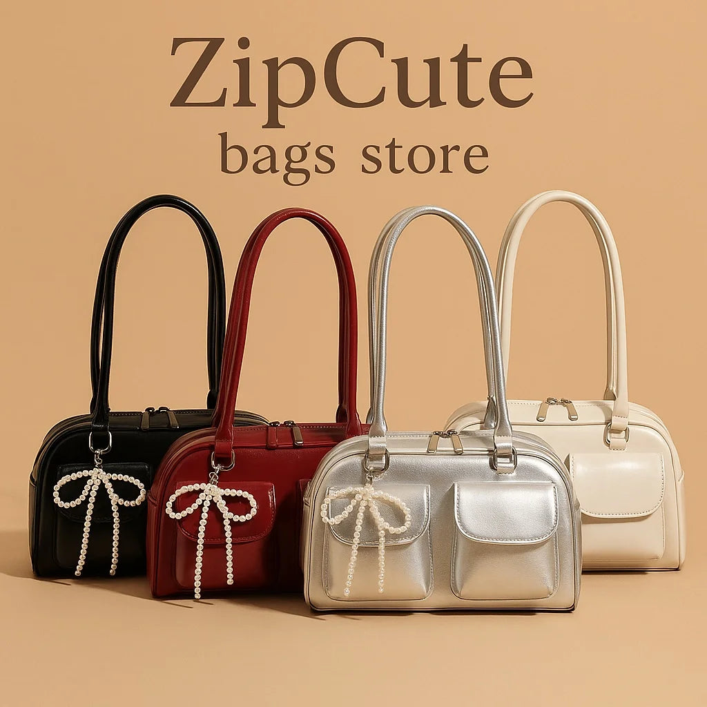 Fashionable Underarm Bow Bag for Women 2024 Korean Edition New Simple Leisure Pillow Bag Trendy Versatile Shoulder Bag