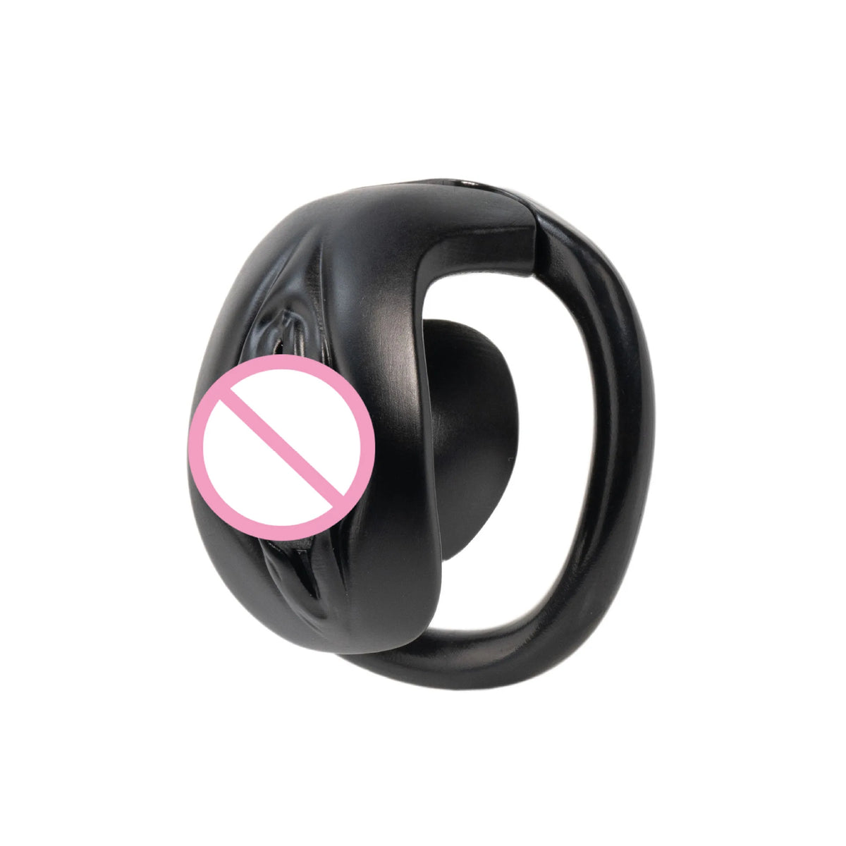 Realistic Vagina Chastity Cage Negative Cock Cage with 4 Size Rings Sissy Love Lock Mini BDSM Penis Abstinence Adults Sex Toys