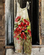Women Jumpsuits Overalls Sleeveless Slash Neck Print Floral Wide Leg Pants High Street Autumn 2026 Casual Loose Backless