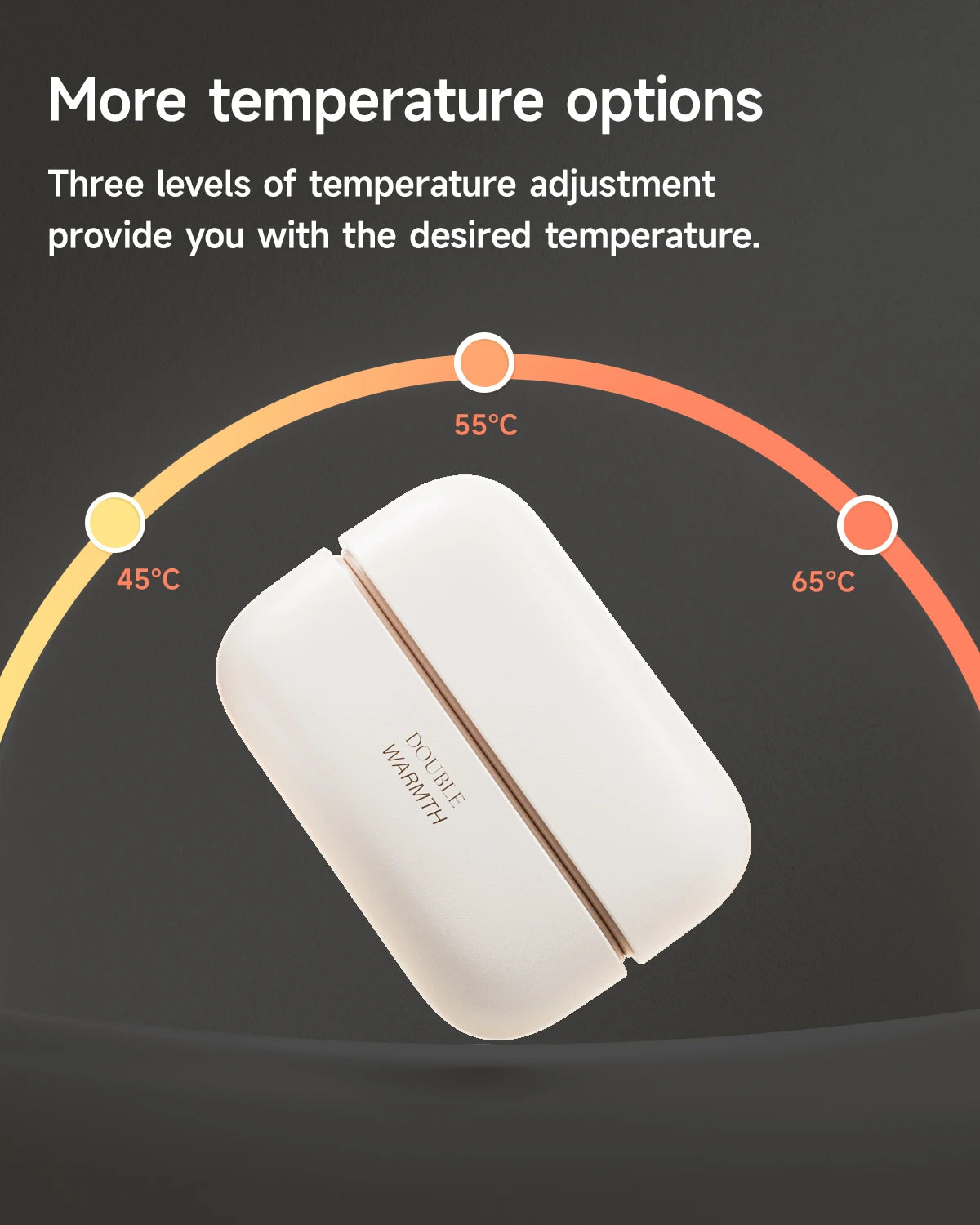 2-in-1 Magnetic Rechargeable Hand Warmers Electric Portable Handwarmers Long Lasting Safe Heating Warmer Pocket Heater