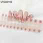 20/22Tips UV Semi cured Gel Nail Stickers Waterproof Long Lasting Full Gel Nail Wraps Press On Nail Decal DIY Manicure