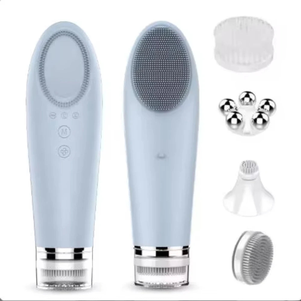 Beauty Massage Tool for Face and Neck Facial Tool Metal Rolling Head Facial Clean and Massage Roller